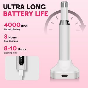 Machine à polir les ongles électrique portable conique, 3 modes, lumière LED, moteur sans balais haute vitesse, rechargeable par USB, professionnel - Product Image 6