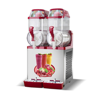 36 litres Commerciale Trois Réservoirs Boisson Glacée Acier Inoxydable Slush Machine/Icee Slushie Machine/Machine À Boissons Congelés