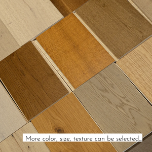 Planchers en bois d'ingénierie en chêne imperméables, planches de revêtement de sol en plastique à trois couches, carreaux imitation bois durables et élégants - Product Image 6