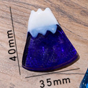 Vidrio Fujiyama palillos resto pluma estante hecho a mano cuchillo cuchara tenedor soporte vajilla azul japonés montaje <span class=keywords><strong>Fuji</strong></span> palillo titular - Product Image 3