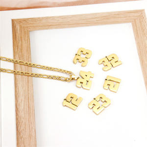 สร้อยคอแนวฮิปฮอป สแตนเลสสตีล ลายตัว<span class=keywords><strong>เลข</strong></span>กีฬา ฟุตบอล บาสเกตบอล เบสบอล สำหรับผู้ชาย - Product Image 2