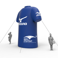 Aufblasbares T-Shirt-Form zelt mit individuellem Druck, individuelles aufblasbares Produkt für Veranstaltungen im Freien