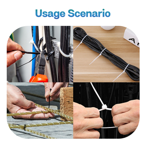 लघु स्व-लॉकिंग नायलॉन केबल ज़िप 3.6 एक्स 150 मिमी 18lb कस्टम फैक्टरी सफेद लाल पीला नीला हरा - Product Image 6