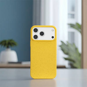 Экологичный чехол из натуральной биоразлагаемой переработанной пшеничной соломы для <span class=keywords><strong>iPhone</strong></span> 17 Air Pro Max 16 SE Plus 15 14 13 12 - Product Image 4