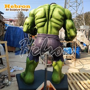 Popolare Statua di <span class=keywords><strong>Hulk</strong></span> in Cartone Importato da 2 Metri, Prodotto in Scala Propriamente Proposta, Figura 3D Stereoscopica di <span class=keywords><strong>Marvel</strong></span> - Product Image 6