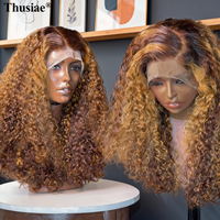 Perruques brésiliennes en gros avec dentelle frontale, courtes et bouclées, style bob, pour coupe pixie, HD, pour femmes noires