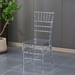 <span class=keywords><strong>Sillas</strong></span> de Plástico Transparentes Modernas de Alta Calidad para Bodas, <span class=keywords><strong>Sillas</strong></span> de Acrílico Transparentes para Eventos y Fiestas, Silla de Boda Estilo Napoleón - Product Image 2