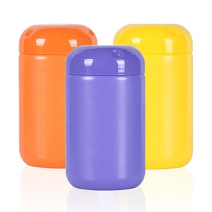 220ml Frosted Empty Plastic Bottles with Screw Cap Solid Powder Capsules <b>Pill</b> Tablet <b>Holder</b> Storage Box - Product Image 6