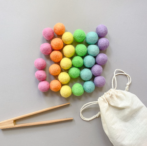 Pompons en <span class=keywords><strong>laine</strong></span> <span class=keywords><strong>pure</strong></span> 10mm, 100% pièces, vente en gros, boules en feutre, couleurs assorties, pour décoration artisanale de noël - Product Image 5