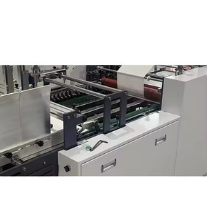 Nantou Full Width Double Sided Adhesive Platform Machine 380V 50Hz Fully Automatic For Carton <b>Post</b> Press Processing - Product Image 4