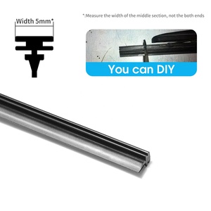 ยางปัดน้ำฝนแบบเติมได้ NW ASLAM สำหรับรถยนต์ ใบปัดน้ำฝนยาง - Product Image 5