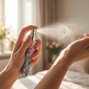 Nuevo <span class=keywords><strong>Atomizador</strong></span> <span class=keywords><strong>de</strong></span> Perfume <span class=keywords><strong>de</strong></span> Vidrio <span class=keywords><strong>de</strong></span> 10 ml con Diseño Floral, Botella <span class=keywords><strong>de</strong></span> Spray Portátil - Product Image 4