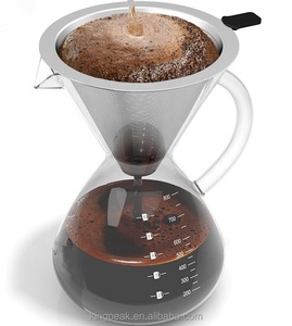 Gran oferta, juego de servicio para <span class=keywords><strong>cafetera</strong></span>, filtro de <span class=keywords><strong>acero</strong></span> <span class=keywords><strong>inoxidable</strong></span> reutilizable, <span class=keywords><strong>3</strong></span> <span class=keywords><strong>tazas</strong></span>, vaso para servir café, Gotero para café - Product Image 3