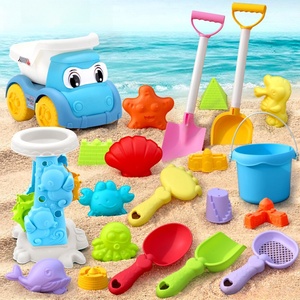 Children Outdoor 30 Pieces Dig Sand <b>Toys</b> Summer Beach Bucket Sand Car Shovel <b>Tool</b> Play Sand Castle <b>Kit</b> <b>Toy</b> for Kids - Product Image 3