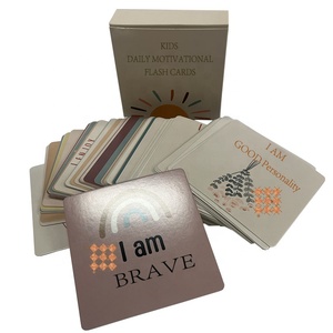 Hot bán tùy chỉnh thiết kế in Truyền Cảm Hứng hộp boong hàng ngày khẳng định trẻ em Christian cầu nguyện tích cực thẻ trò chơi in - Product Image 2