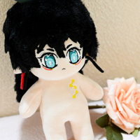 Poupée en coton anime personnalisée OEM ODM, version Q, poupée humanoïde en peluche, personnage de dessin animé personnalisé, jouet en peluche pour les marchandises de jeux et d'anime