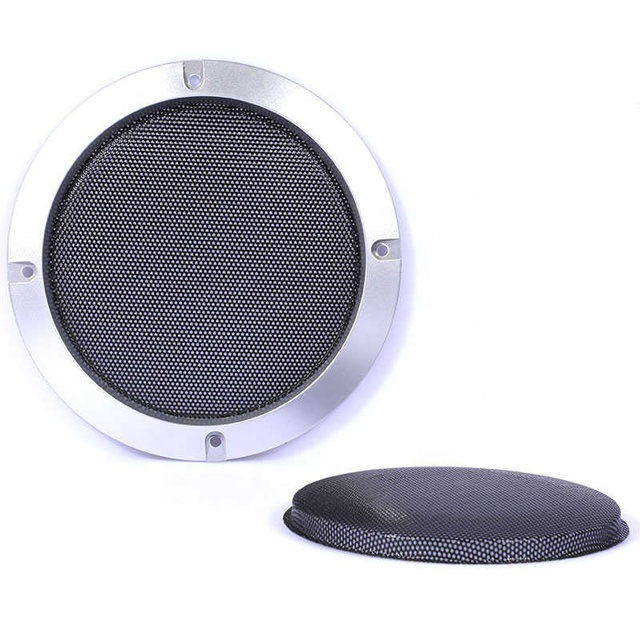 4Pcs Speakers Cover 2/3/4/5/6.5/8/10 Inch Protective Mesh Plastic Frame Protective Grille Circle Speaker Accessories
