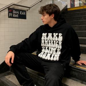 Novedades 2026: Camiseta Oversize de Algodón 100% con Estampado Gráfico de Letras Bordadas en 3D, Estilo Urbano Ecológico - Product Image 3