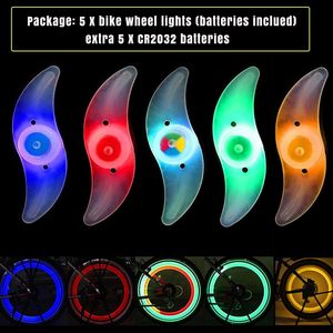 White 1 LED Tyre Wheel <b>Light</b> for <b>Bicycle</b>-1000LM Bright Flashing Lamp Battery Powered Waterproof Flexible Silicone - Product Image 4
