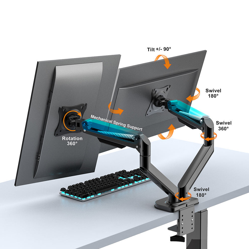 CHARMOUNT Wholesale New Style <strong>Laptop</strong> Monitor <strong>Arm</strong> Mount Desktop Adjustable LCD Desk Mount 11-17 <strong>Inch</strong> Monitor <strong>Laptop</strong> Mount