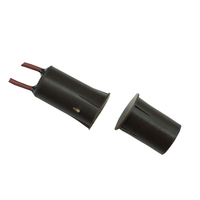 Interrupteur magnétique rond miniature EB-135A pour contrôle d'accès, capteur de contact de porte dissimulé à fixation par perçage, NC/NO/COM en option