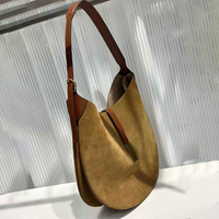 Sac de selle d'hiver Sac à bandoulière en cuir fourre-tout en daim grande capacité Sac mode de luxe en cuir de qualité pour femmes