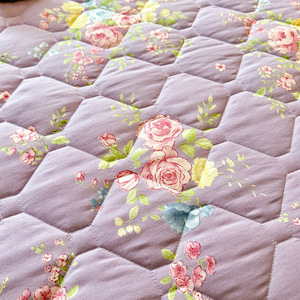 Korean Style Washed Cotton Quilted Bedding Set Ruffled Princess <b>Bed</b> Skirt Duvet <b>Cover</b> Pillowcases Thick Cotton - Product Image 2