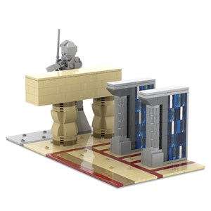 MOC2092 Space Wars <span class=keywords><strong>Film</strong></span> Temple Purge Modèle Assembler DIY Briques Éducatifs Bloc de Construction Jouets pour Enfants 547Pcs - Product Image 2