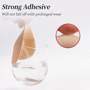 TPB007 <span class=keywords><strong>Reggiseno</strong></span> Adesivo <span class=keywords><strong>a</strong></span> Forma di Cuore con <span class=keywords><strong>2</strong></span> Coppe, Traspirante, Forte Adesione, Invisibile, Senza Schienale per Donne - Product Image 5