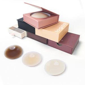 Coussinet <span class=keywords><strong>de</strong></span> <span class=keywords><strong>soutien</strong></span>-<span class=keywords><strong>gorge</strong></span> d'allaitement <span class=keywords><strong>en</strong></span> <span class=keywords><strong>silicone</strong></span> solide mat mince avec support adhésif collant et réutilisable - Product Image 2