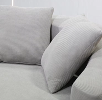 Fauteuil-canapé rond surdimensionné moderne en mousse compressée, emballé sous vide, pour salon, vente en gros