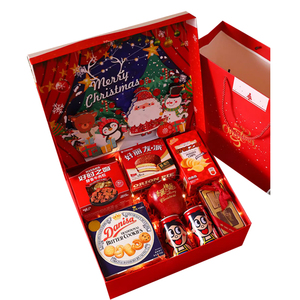 Индивидуальная картонная раскладушка, предварительно заполненная Рождественская Подарочная коробка, светодиодная декоративная Рождественская Подарочная коробка для радости - Product Image 5