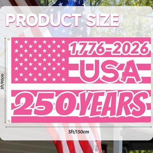 <span class=keywords><strong>Bandera</strong></span> <span class=keywords><strong>de</strong></span> <span class=keywords><strong>los</strong></span> Estados Unidos para el 250 Aniversario, <span class=keywords><strong>Bandera</strong></span> Americana <span class=keywords><strong>de</strong></span> 3x5 pies, Decoración Patriótica para el 250 Aniversario - Product Image 1