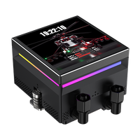 Refroidisseur d'eau pour processeur ICE APEX VISION 360 BK, boîtier d'ordinateur de jeu, roulement à billes ARGB, Intel LGA115X/1200/1700/1851 pour AM4/AM5, silencieux