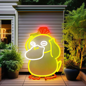 Tira de Luz LED Acrílica con Diseño de Psyduck, Decoración para Interiores, Hogar y Fiestas, Clasificación IP65, 5m de Longitud, 3500K Blanco Cálido, para Habitación Infantil - Product Image 2