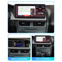 MEKEDE 10.25'' 12.5'' 4G Android 13 Lecteur DVD de voiture pour Audi A4 A5 MMI 2G Haut de gamme 6 Lecteur CD BT GPS WIFI Radio Snapdragon 680