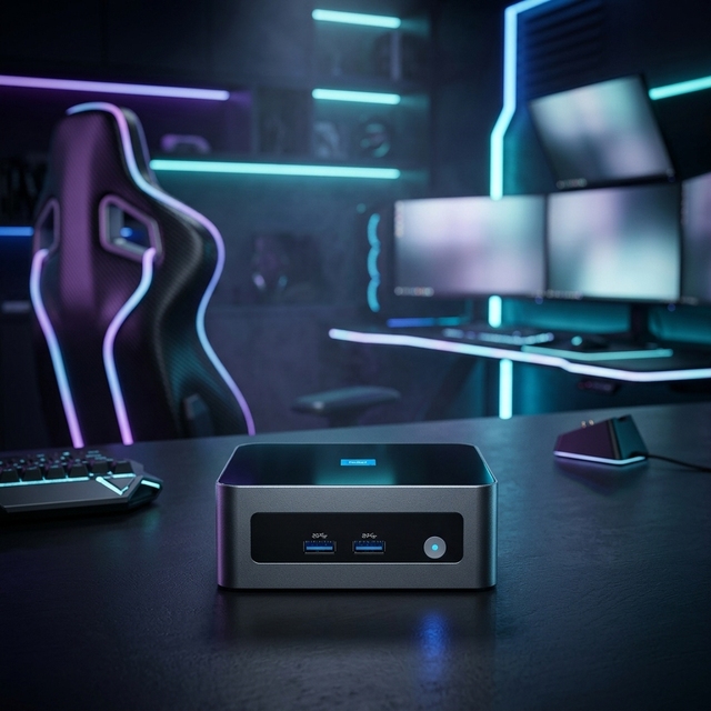 New Mini PC AMD 5600H Windows11 Linux OS M9A Desktop Computer Dual SSD HDMI2.0 WiFi6 PCIE NVME AMD Gaming PC