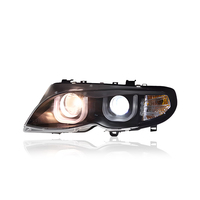 Ensemble de phares LED KGKB pour BMW Série 3 E46 berline LCI 1998-2004, style Ahmed Mag, mise à niveau avec double faisceau de projecteur, Plug & Play