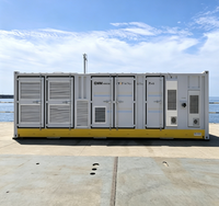 Conteneur de stockage d'énergie industriel avec cloisons personnalisées et espace de montage d'équipements