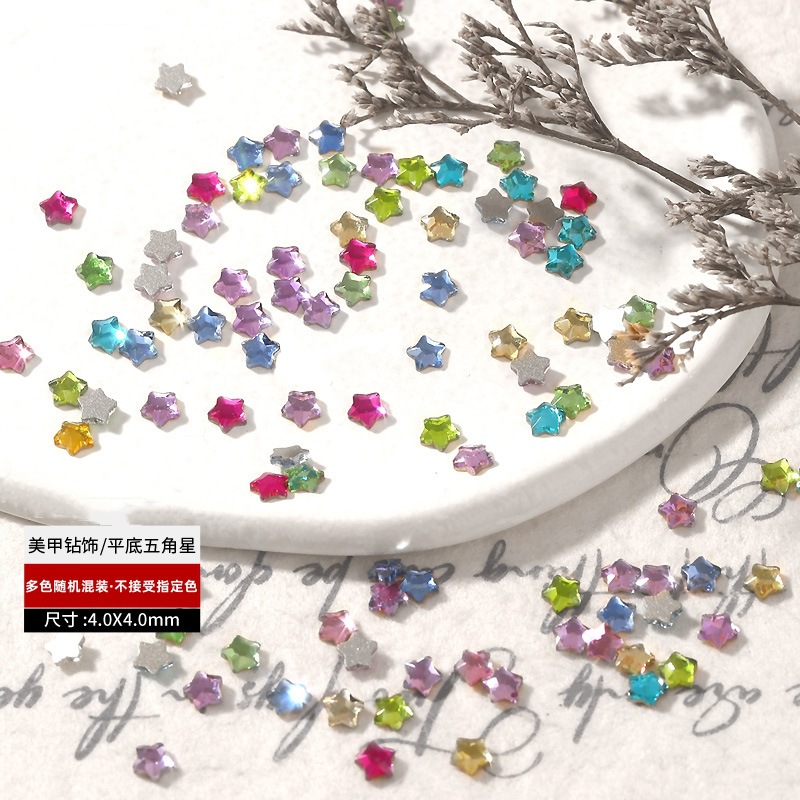 mixed color small 4mm