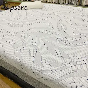 Yüksek kaliteli örme jakarlı % 100% Polyester yatak kumaşı