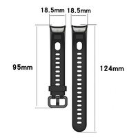 Bracelet de poignet en silicone pour Honor Band 5i et Band 4 Watch, ajustement confortable pour la plupart des tailles