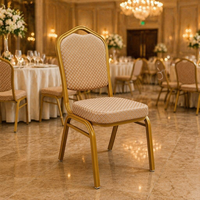 Chaises de banquet empilables de luxe VIP pour hall d'hôtel, mariage, salle de réception - Offre spéciale
