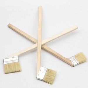 Pinceaux à peinture à manche en bois, plats, de 3, 2,5 et 2 pouces, pour travaux de bricolage et de quincaillerie - Product Image 3