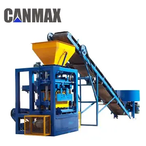 The New Listing Cement Block Qt4-26 Removable Automatic Small Brick Making Machine Machinery