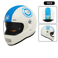 Casque intégral de moto homologué DOT, double visière pare-soleil, coque ABS, couche tampon EPS pour la conduite de moto de course et de rue pour adultes