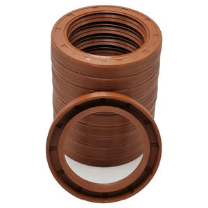 Source Factory NBR Fluororubber DC Tipo Esqueleto Sello de aceite hidráulico de doble resorte - Product Image 1