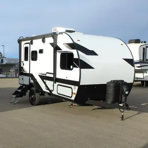 2024 Ecocampor Hoja galvanizada Compact 12 FT Hybrid Caravan off Road Camper Trailer con Enternal Ensuite para la venta