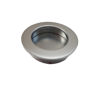 MANIJA REDONDA DE MONTAJE EN PLANO PARA PUERTAS CORREDIZAS 40 mm - Cromo Mate - Product Image 1