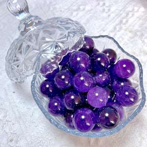 Artisanat en cristal naturel, pierre de cristal de guérison, sphère d'améthyste de haute qualité pour la décoration de la maison - Product Image 6